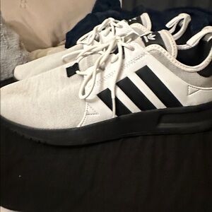 Adidas Blue Box with White Stripes